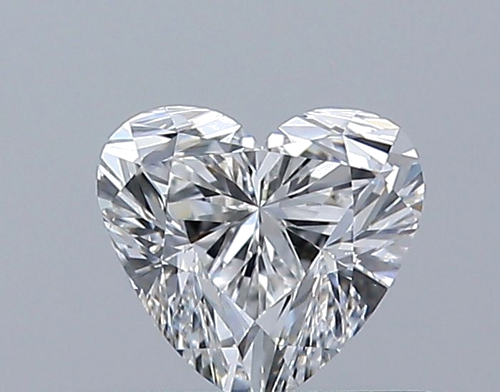 0.5 carat E-VS2 Natūralus Heart Deimantas (1)