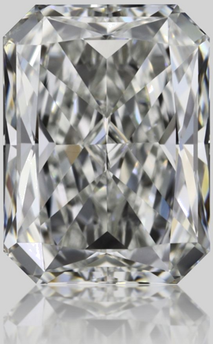 0.71 carat G-VS2 Natūralus Radiant Deimantas (1)