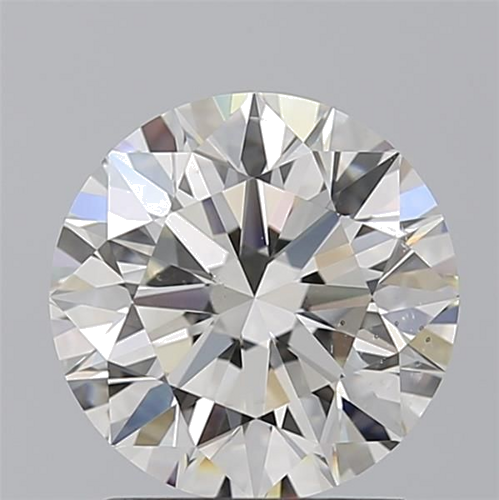 2.01 carat I-SI1 Excellent cut Natūralus Round Deimantas (1)