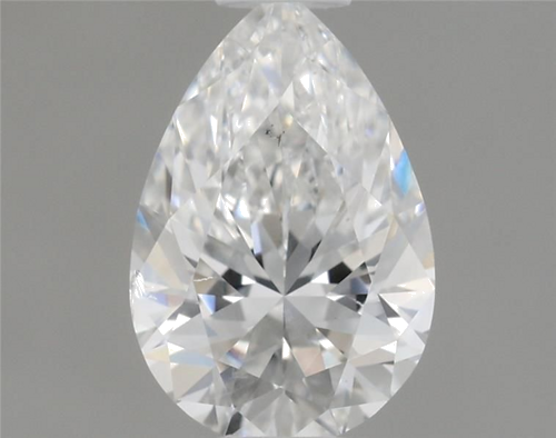 0.44 carat E-SI2 Natūralus Pear Deimantas (1)