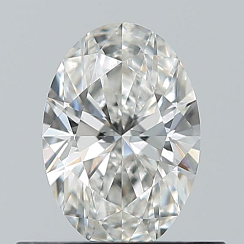 0.5 carat G-VVS2 Natūralus Oval Deimantas (1)