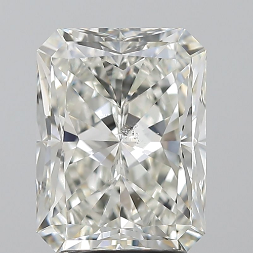 3.01 carat H-SI2 Natūralus Radiant Deimantas (1)