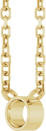 Pakabukas „Bezel-Set Solitaire“ 14k yellow gold Round 2.5mm (2)