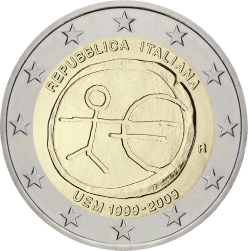 2009. gada Itālijas EMS 2 € monēta (1)
