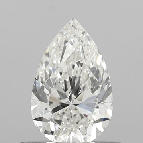 0.5 carat I-SI1 Natūralus Pear Deimantas (1)