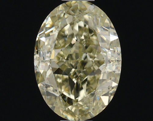 0.95 carat Fancy Light Brownish Greenish Yellow-SI1 Natūralus Oval Deimantas (1)