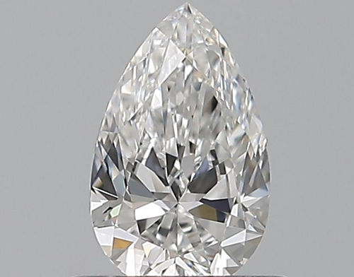 0.5 carat E-VVS1 Natūralus Pear Deimantas (1)