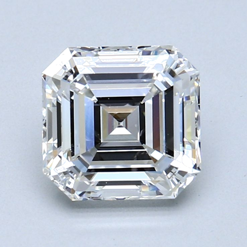 2.01 carat F-VS2 Natūralus Asscher Deimantas (1)