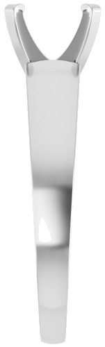 Sužadėtuvių Žiedas „Solitaire“ 14k white gold Round 8mm (4)