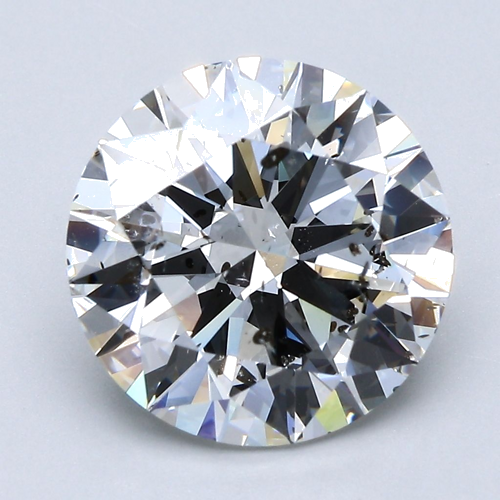 5.02 carat G-SI2 Excellent cut Natūralus Round Deimantas (1)