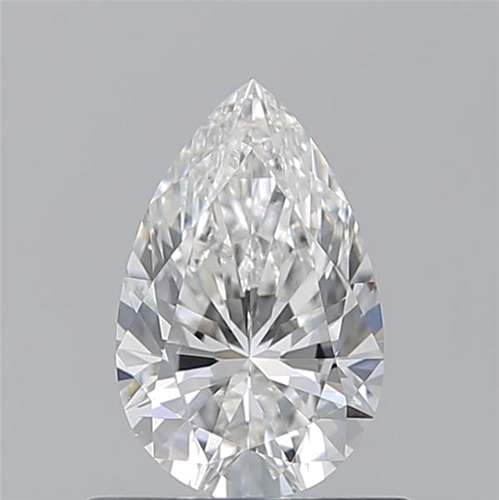 0.7 carat F-VS1 Natūralus Pear Deimantas (1)