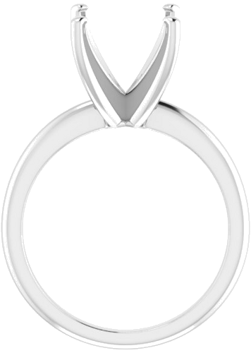 Sužadėtuvių Žiedas „Solitaire“ 585 Baltojo Aukso Asscher 9mm (2)