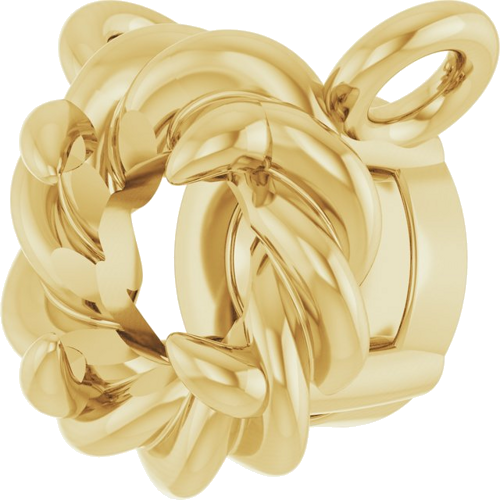 14K Yellow 3 mm Round Claw-Prong Rope Solitaire Necklace Center (2)