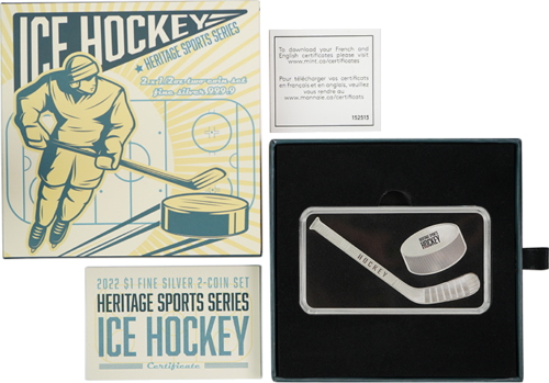 2 x 1/2 oz Hockey 2022 Solomon Islands Silver Coins (1)