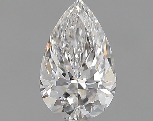 0.51 carat E-SI1 Natūralus Pear Deimantas (1)