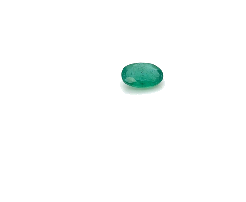 0.66 carat GREEN Oval Smaragdas (1)