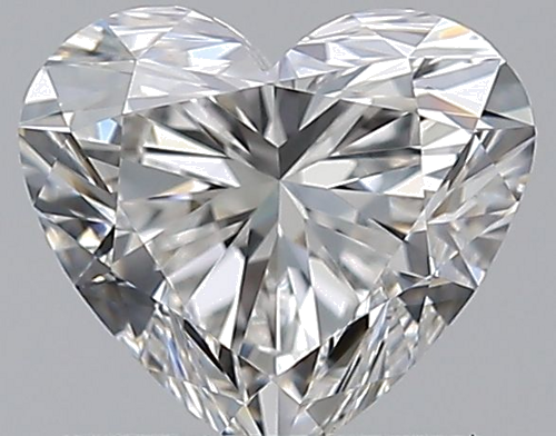 0.72 carat F-VS1 Natūralus Heart Deimantas (1)