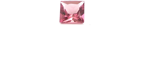0.61 carat PINK Square Tourmaline (1)