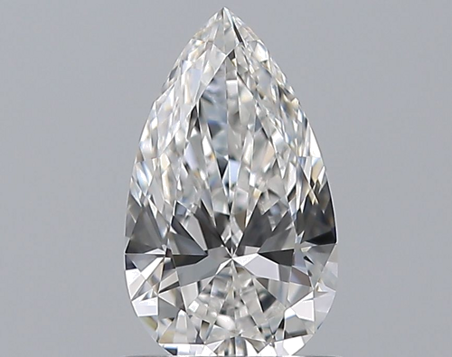 0.76 carat E-VVS1 Natūralus Pear Deimantas (1)