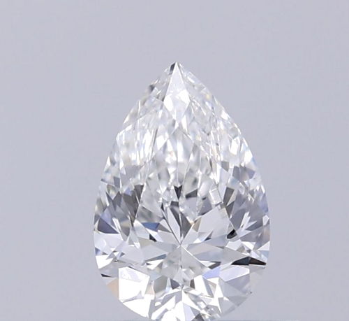 0.51 carat F-VS1 Natūralus Pear Deimantas (1)