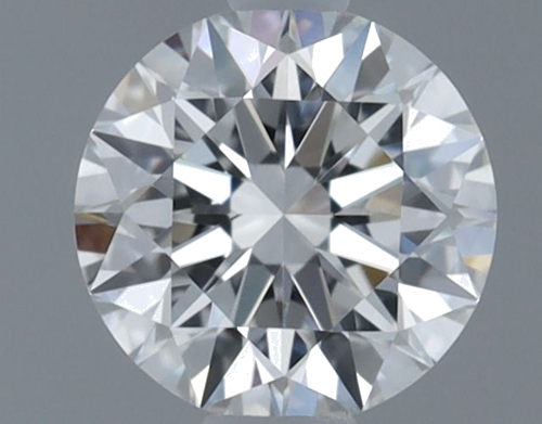 0.43 carat F-VVS2 Excellent cut Natūralus Round Deimantas (1)