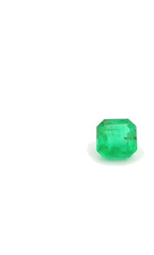0.28 carat GREEN STEP cut Emerald Smaragdas (1)