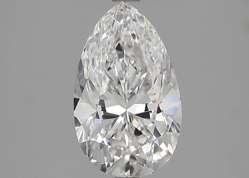 2.05 carat E-VS2 Natūralus Pear Deimantas (1)