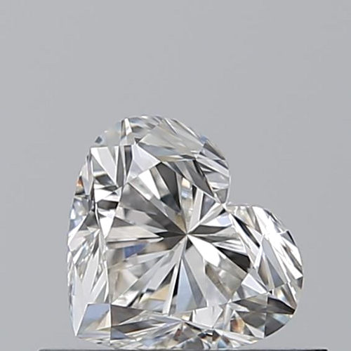 0.51 carat H-VS2 Natūralus Heart Deimantas (1)