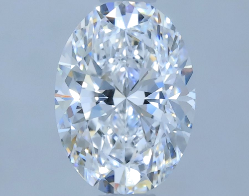 0.54 carat D-VVS1 Natūralus Oval Deimantas (1)