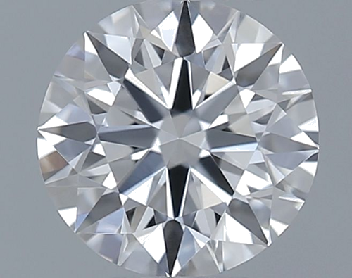0.43 carat F-VVS2 Excellent cut Natūralus Round Deimantas (1)
