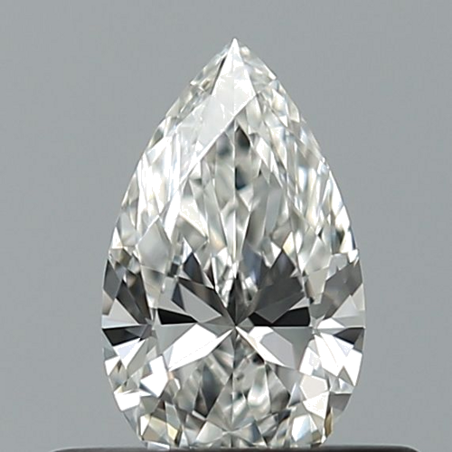 0.32 carat G-VVS1 Natūralus Pear Deimantas (1)