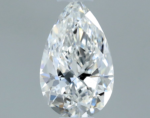 0.3 carat E-VVS2 Natūralus Pear Deimantas (1)