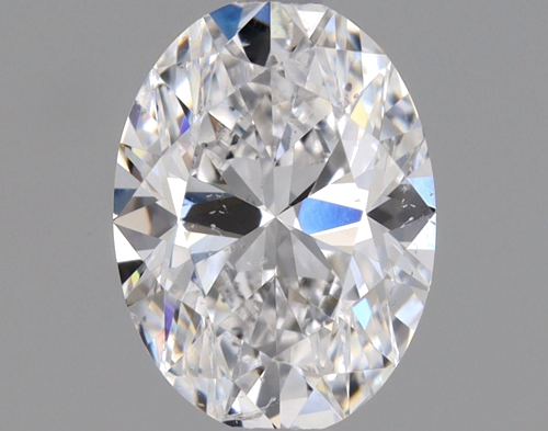 0.51 carat D-SI2 Natūralus Oval Deimantas (1)