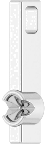 Pakabukas „Solitaire Bar“ 585 Baltojo Aukso Round 3mm (2)
