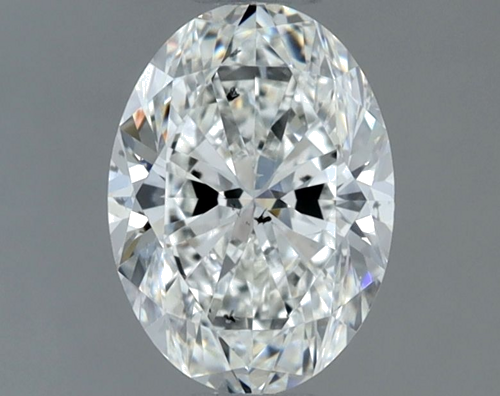 1.0 carat G-SI2 Natūralus Oval Deimantas (1)