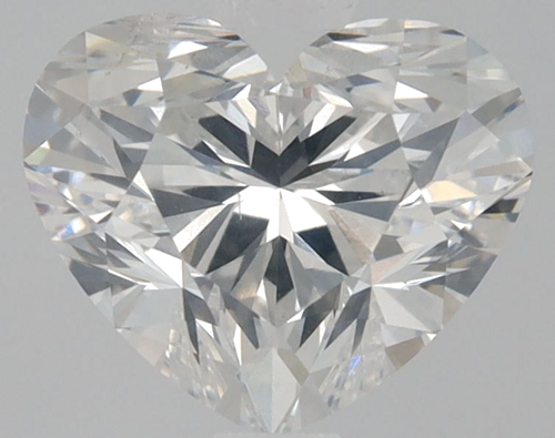 1.01 carat F-SI2 Natūralus Heart Deimantas (1)