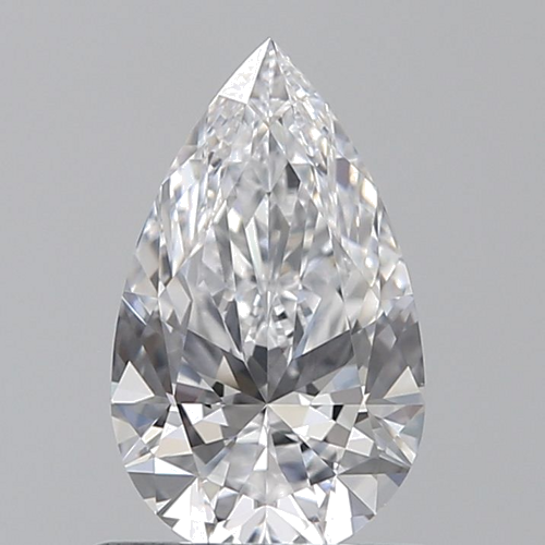 0.7 carat D-VS1 Natūralus Pear Deimantas (1)