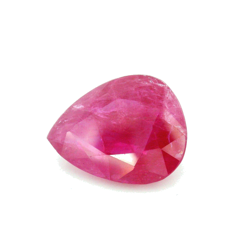 9.09 carat RED Pear Rubinas (1)