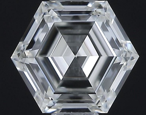 0.55 carat G-VVS2 Natūralus Hexagonal Deimantas (1)