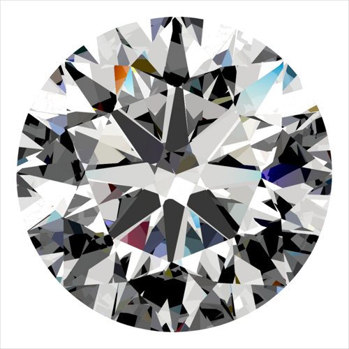 0.3 carat H-VS2 Excellent cut Natūralus Round Deimantas (1)