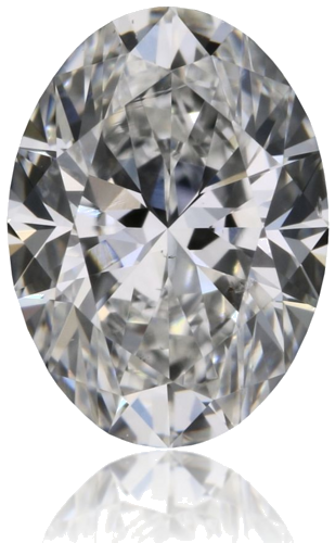 0.5 carat F-SI2 Natūralus Oval Deimantas (1)