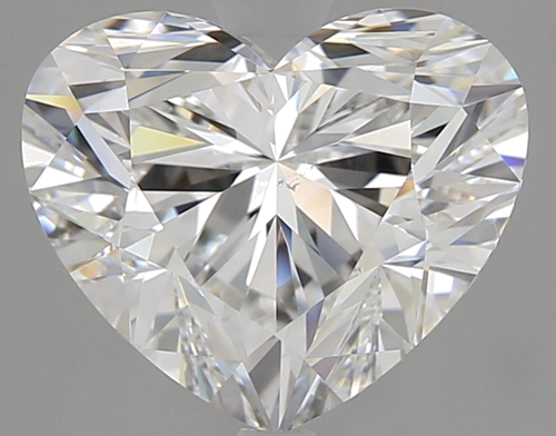 2.8 carat F-VS2 Natūralus Heart Deimantas (1)