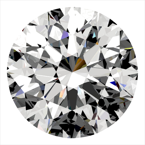 0.3 carat F-VS2 Excellent cut Natūralus Round Deimantas (1)