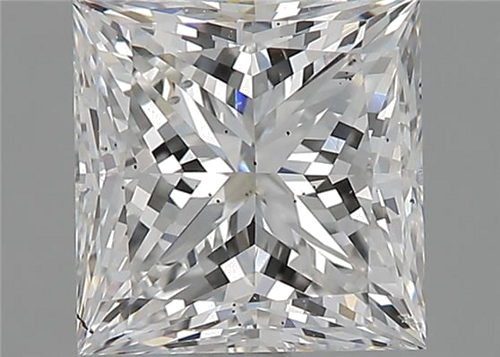 1.91 carat F-SI1 Natūralus Princess Deimantas (1)