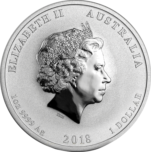 1 oz Год Собаки 2018 Австралия серебряная монета (2)