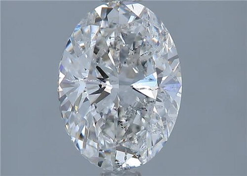 1.5 carat G-SI2 Natūralus Oval Deimantas (1)