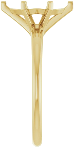 Sužadėtuvių Žiedas 14k yellow gold Marquise 11mm x 5.5mm (4)