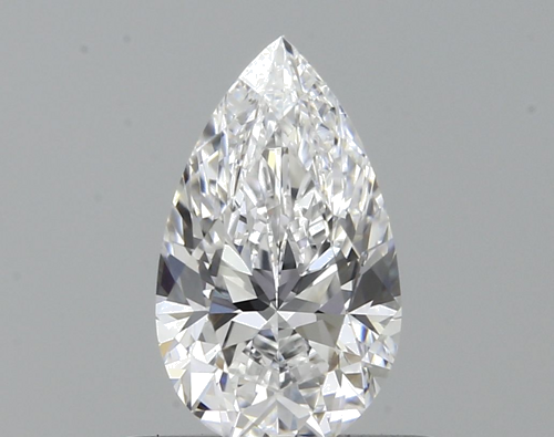 0.5 carat D-VVS2 Natūralus Pear Deimantas (1)