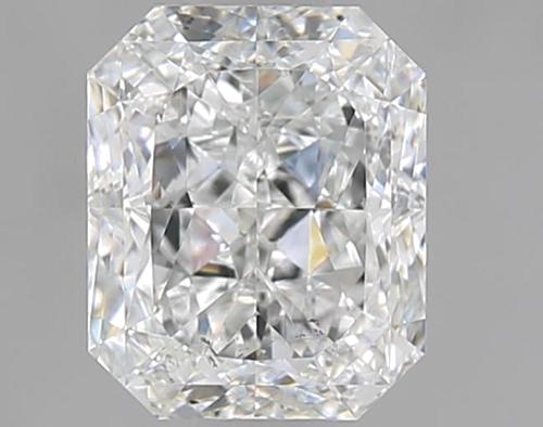 1.0 carat F-SI1 Natūralus Radiant Deimantas (1)