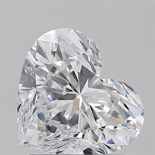 1.73 carat D-VVS1 Natūralus Heart Deimantas (1)